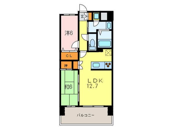 La Douceur山王の物件間取画像